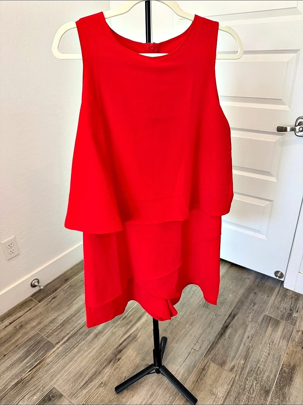 Dokotoo Red Layered Mini Dress Like New